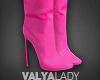 V| Qoay Hot Pink Boots