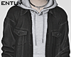 Black Denim + Hoodie /w Black Denim + Hoodie /w