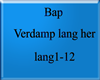 Bap Verdamp lang her P1