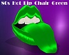 80s Hot Lip Chair Green