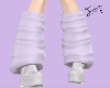 Purple Winter Legwarmers