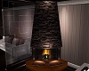 Simple Corner Fireplace