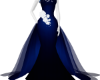 Blue wedding, white rose