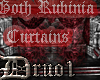 Goth Rubinia Curtains [D