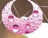 pink bubble earrings