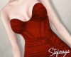 S. Cleo Dress Red