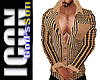ICON  Brown Muscle Shirt