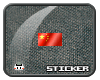 O" China Pixel Flag