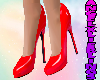 Red Shiny Pumps