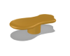 ORANGE COFFEE TABLE