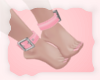 A: Pink ankle cuffs