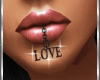 LOVE lip chain