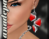 [A&P]heart red earrings