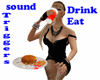fastfood eat drink+sound