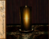 I~Blk&Brass CandlePillar