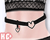 Ko ll Belt Heart Black