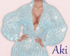 Aki .Blowball Dress Blue