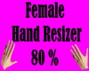 Female Hand Resizer 80%