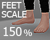 Feet Scale 150%