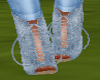 demin boot heels