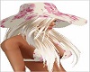 Pink Floral Summer Hat