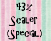 Ⓖ 43% Scaler (Special)