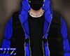 Puffer Jacket Tcked Blue