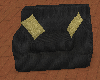 Black and gold Chair