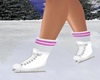 Ice Skates Pink Socks