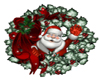 :) Xmas Wreath & Santa