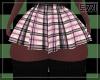 T|Pink Plaid Skirt