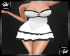 white and black dress