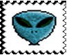 Animated Alien Stamp