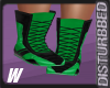 ! Wrestling Boots-GreenW