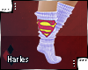 H Superman Socks