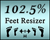 Foot Shoe Scaler 102.5%