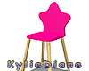 Star Chair Hot Pink