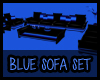 {EL} Blue Sofa Set