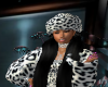 TEF WHITE LEOPARD FURHAT