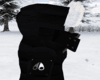 Moose Fur Coat Black