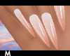 M_nude blush nails
