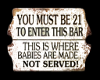 Bar Sign Transparent