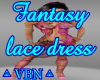 Fantasy lace dress pink