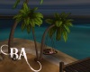(BA) Island Palm Couch