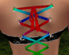 rainbow corset piercing