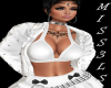 White jacket with top