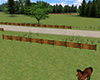 Bare Wood Board Fence