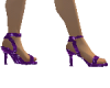 purple sparkle heels