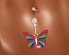 BUTTERFLY BELLY RING