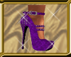 Purple Spike Shoes